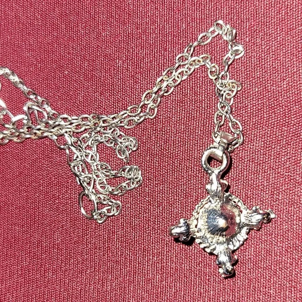 Silver chain Charm Necklace